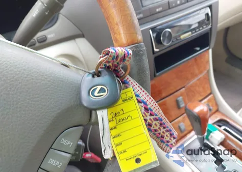 2003 Lexus Ls 430 z USA, uszkodzony, nr VIN JTHBN30F030123171